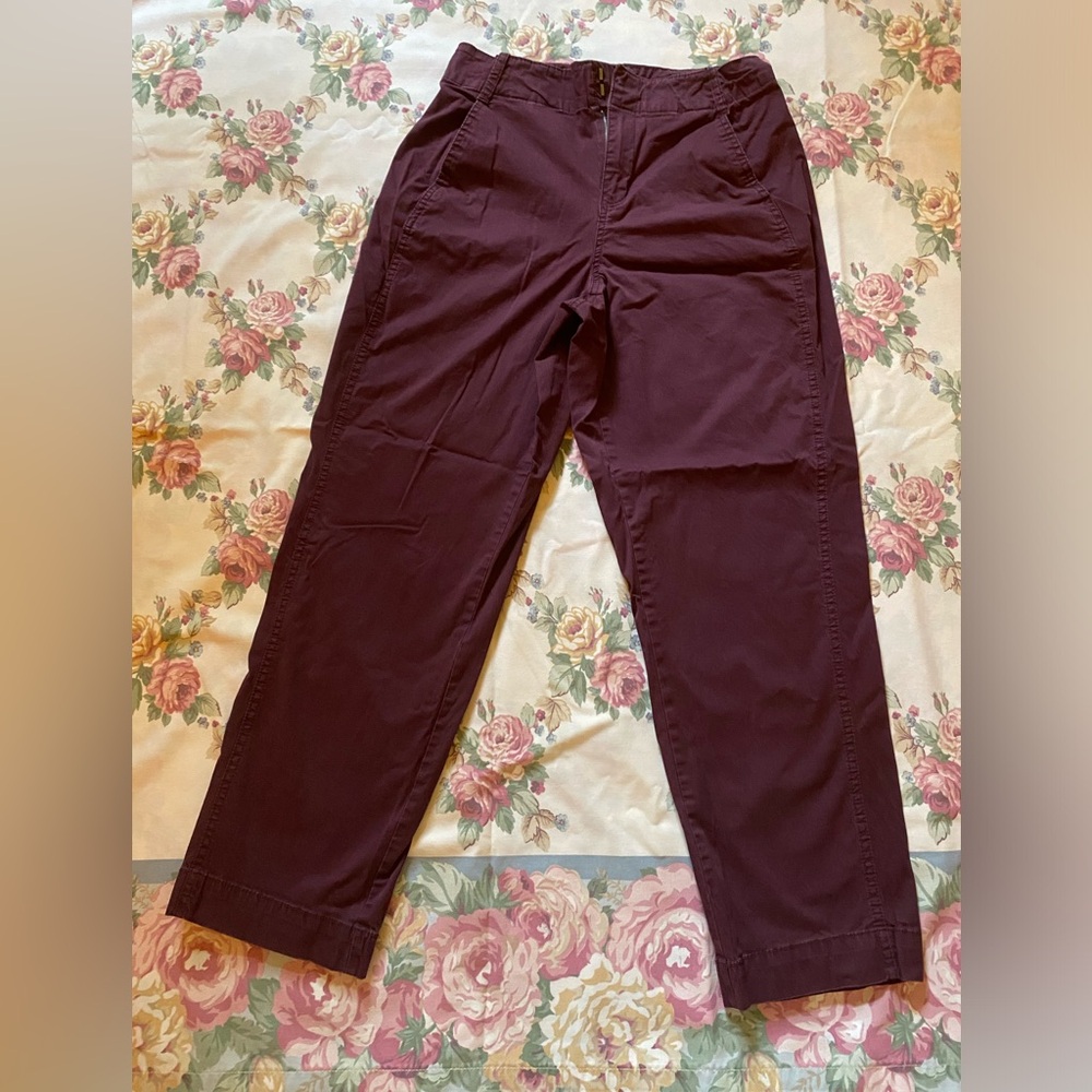 Women’s size 6, Maroon, stretch jeans, from A New Day